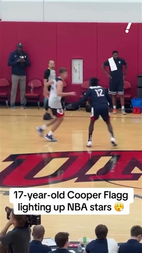 Throwback to Cooper Flagg in a 2024 Team USA scrimmage in Las Vegas 🔥 | Yahoo Sports