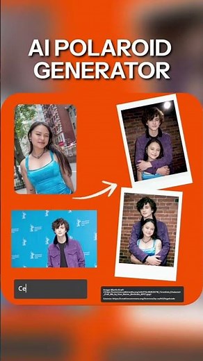 Use Kapwing to create the viral AI polaroid generator today! #aigeneration #aipolaroid #ai #edit
