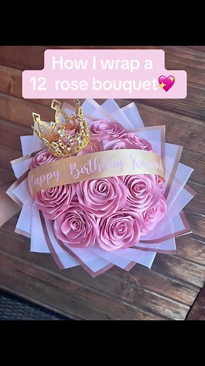 Tutorial: How to Wrap a 12 Rose Bouquet