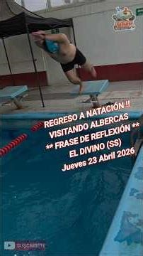BACK TO SWIMMING!! VISITING POOLS ** REFLECTION PHRASE **THE DIVINE (SS) Thursday, April 23, 2026