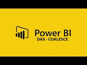 Dax In PowerBi - COALESCE