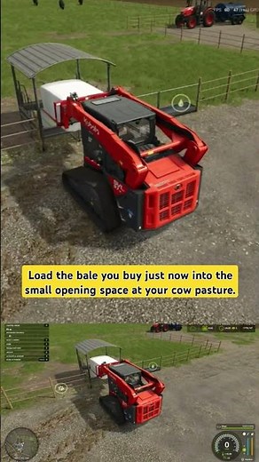 How to feed your cow in Farming Simulator 25 in early games.#farming #simulator #farmingsimulator25