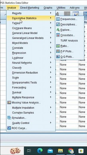 1 minute SPSS tutorial: Chisquare test: Correlation test #spsstutorial #hypothesistesting