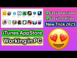 How to Open iTunes App Store in PC 2025 | Get the App Store Back in iTunes | install ipa File by Pc|