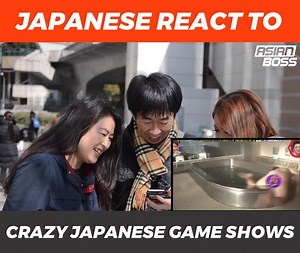 The Japanese React To Crazy Japanese Game Shows | Asian Boss