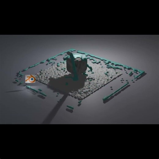 Liquid pouring simulation in Blender #blender#blender3d#3d#3dmodeling #blenderanimation#3danimation