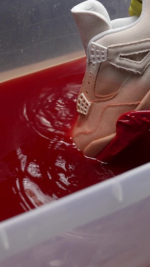 Customizing Jordan 4 Canvas Shoes | Blank Canvas Sneaker Customs