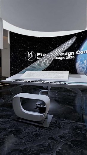 Futuristic piano design concept by rinaldisign