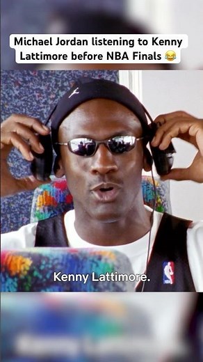 Michael Jordan listens to Kenny Lattimore before 1998 NBA Finals 😂 #shorts #michaeljordan #NBA