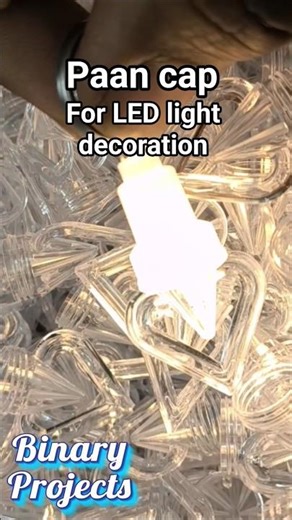 Paan cap/ Trishul cap | LED light decoration| ‪@Binary_Projects‬| #outdoorlighting #shorts