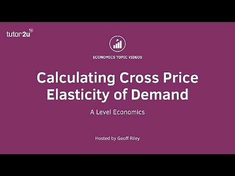 Calculating Cross Price Elasticity of Demand I A Level and IB Economics