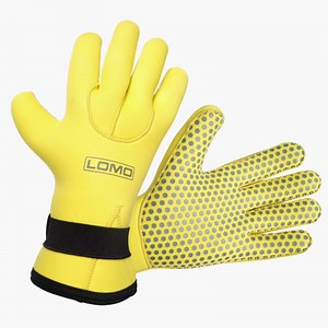 5mm Neoprene Wetsuit Gloves - Yellow | Lomo UK. Wetsuits & Dry Bags