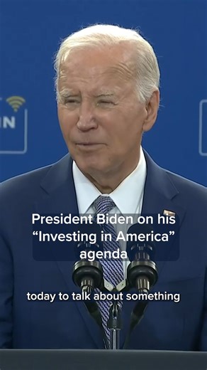 President Biden speaks in Raleigh, North Carolina on repairing and rebuilding infrastructure through his “Investing in America” agenda. | CNBC