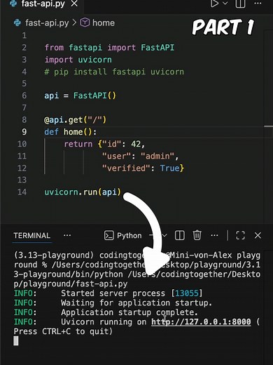 Create Fast APIs with FastAPI and Uvicorn in 30 Seconds
