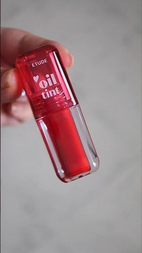 ETUDE Dear Darling Oil Tint 01 Real Cherry review