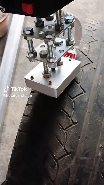 Embossed Hot Stamping on Truck Tires