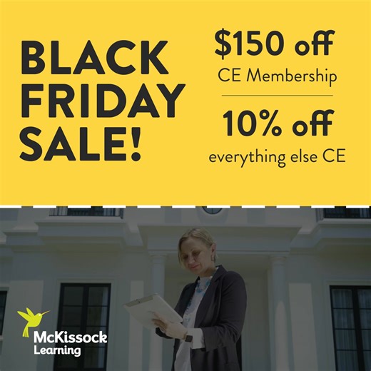 Lock in CE savings before the rush. $150 off Membership with EARLY150 + 10% off courses, packages, and tools with EARLY10CE. | McKissock Appraisal Education | Facebook