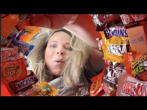 ASMR POV You're My Halloween Candy (chaotic, candy eating, wrappers, crinkle, personal attention)