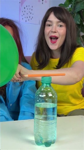 🔬😛 Fun Balloon Experiment for Kids—What’s the Secret? #shorts #kids