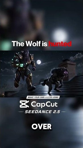 Werewolf vs Alien Hunter 🐺👽 Rooftop Chase