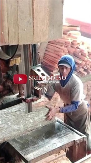 #shorts mengergaji kayu mahoni