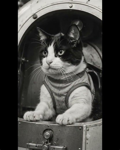 The First Cat in Space Wasn't Who You Think! 🚀🐱 #cat #facts