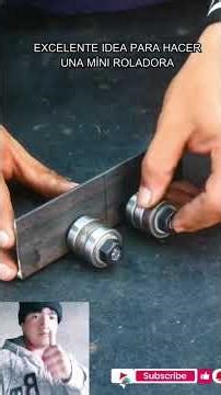 Excellent idea for making a homemade rolling machine, ideal for your blacksmithing work.