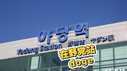 【韩国首都圈电铁】京义中央线 野塘站 砥平行 列车进站