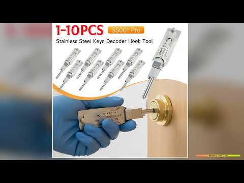 Lockpicking Lock Decoder SS001 Oring Pickup Kit Pick Locksmith Tools Key Decoder Precision Hook