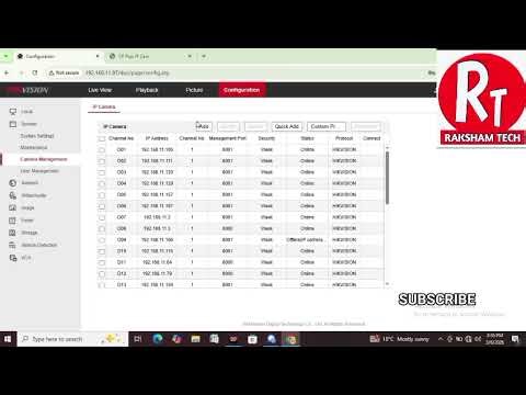 HOW TO ADD CP PLUS IP CAMERA ON HIKVISION NVR?