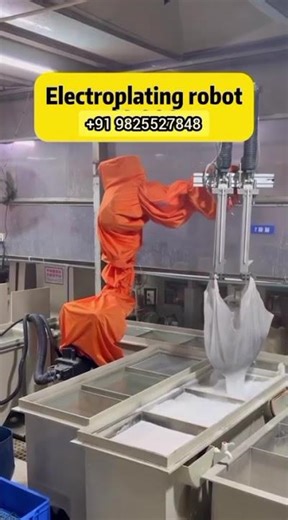 ELECTROPLATING ROBOT #robotics