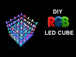 How to Make an RGB LED cube Using PCB