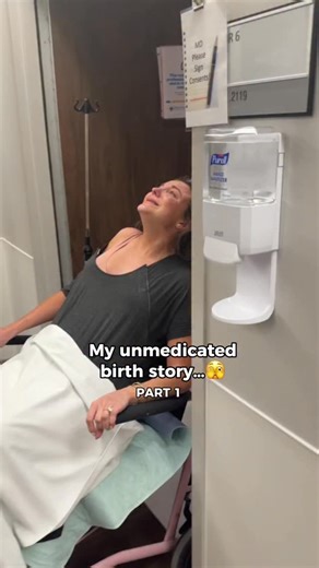 Here’s the backstory to why I was crying… I’ve delivered all four of my babies at this hospital, including my last unmedicated birth. By the time I got to the hospital, I knew baby was about to arrive in the next 20 to 30 minutes… I knew I should be admitted to a labor and delivery room but some of the nurses stopped me on the way in and told me to go to triage (the labor waiting room) to be “checked.” I was screaming at them telling them, “no” I need to go into a labor room and start pushing bu