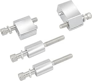 1.25" Driver Floorboard Extensions Floorboard Extenders Spacer Fit for Harley Touring Electra Glide Road Glide Road King Street Glide 2009-2025 FL Trikes 09-2013 (Chrome)