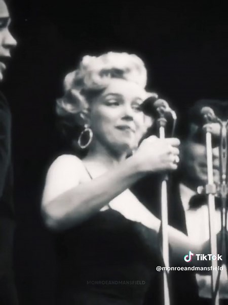 Marilyn Monroe Performing for American Troops in Korea 1954
