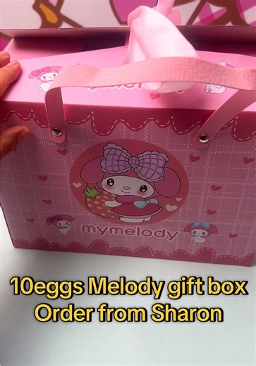 Let’s pack a pink gift box today—come and check it out!💝💝💝#sanrio #cutie #melody #exclusive #gift