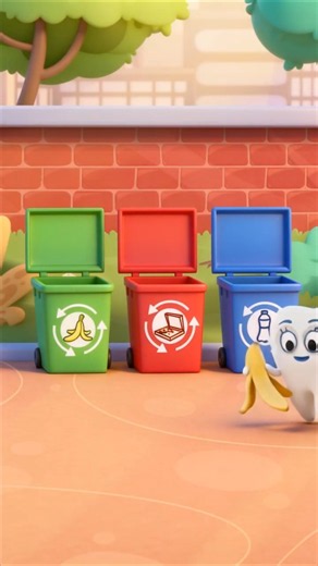 Don't Litter! Officer Brush Teaches Recycling for Kids 🗑️♻️