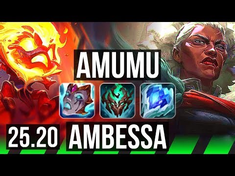 AMUMU vs AMBESSA (JGL) | Dominating | EUW Diamond | 25.20