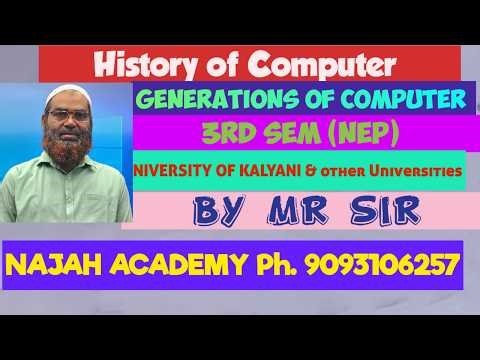 History of computer#hardware software# generations of computer # high level and low level language