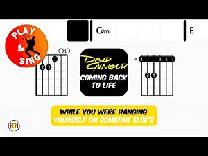 David Gilmour - Coming Back To Life | Scrolling Guitar Chords & Lyrics