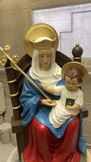 176 reactions | Almost complete, Our Lady of Walsingham✨ . . . . . #church #jesus #god #lourdes #mother | Catholic Statues - ECarrara and Sons | Facebook
