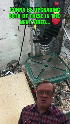 Upgrading my drill press and shaper table in the next build video…