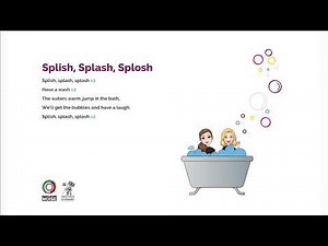 Splish, Splash, Splosh | Music and movement song for baby and toddler