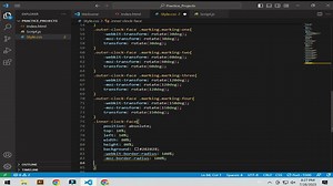 Interactive Analog Clock Using HTML, CSS, and JavaScript with Sound Effect | BlueFrost Tech