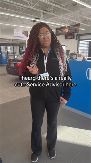 😅 Next time you’re getting work done in your car, come see Service Advisor Kirsten at Greensboro Honda! #greensboronc #hondadealership #service #honda #serviceadvisor | Greensboro Honda