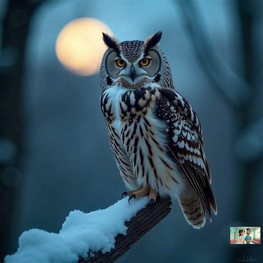 The Owl’s Terrifying Scream! 🦉 #animals #wildlife #birds