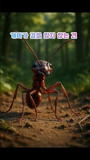 개미가 길을 잃지 않는 진짜 이유 "우리가 몰랐던 정보"