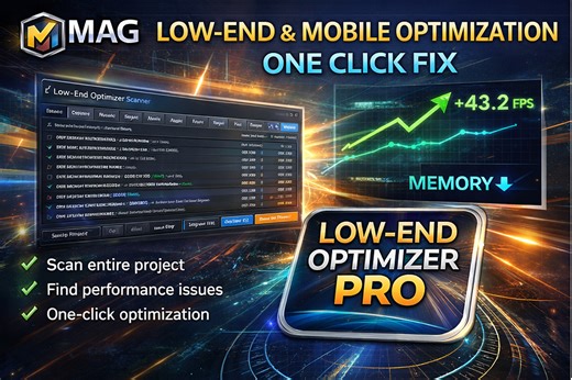 MAG Low-End Optimizer(Unity Tool) by MAGSoftware