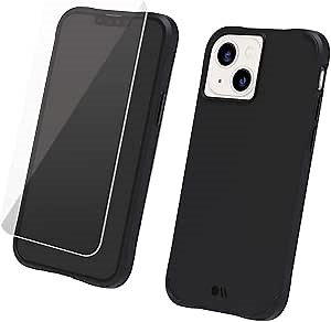 Case-Mate - Protection Pack - Tough Black Case & Screen Protector for iPhone 12 Mini (5G) - 10 ft Drop Protection - 5.4 Inch