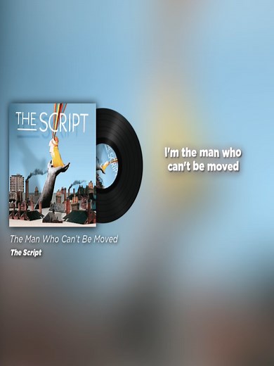 The Man Who Can’t Be Moved lyrics – The Script song full text